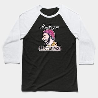 Muskegon Lumberjacks Hockey Baseball T-Shirt